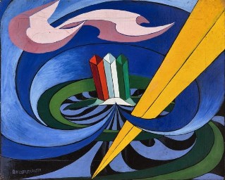 Giacomo Balla, Canto patriottico in piazza di Siena