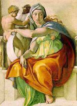 Michelangelo Buonarroti, La Sibilla Delfica (1510)